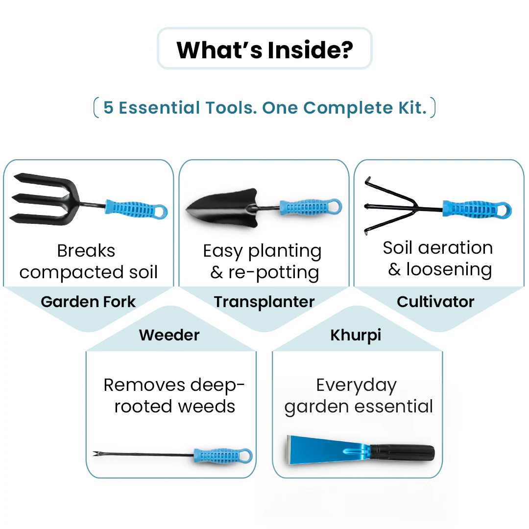 5-Piece Garden Tool Set - Image 3