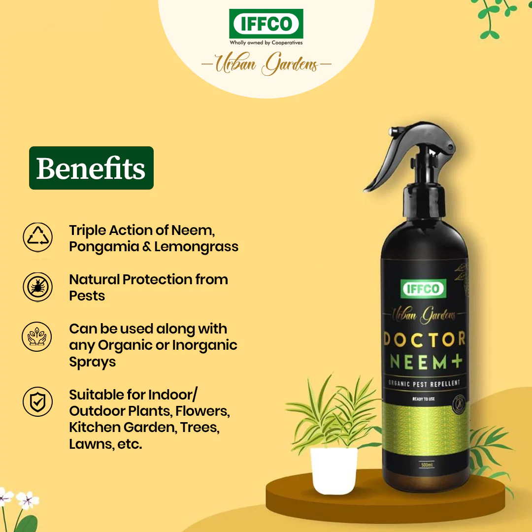 Doctor Neem+ - Neem Oil, Pongamia, Lemongrass, Ready Spray - Image 3