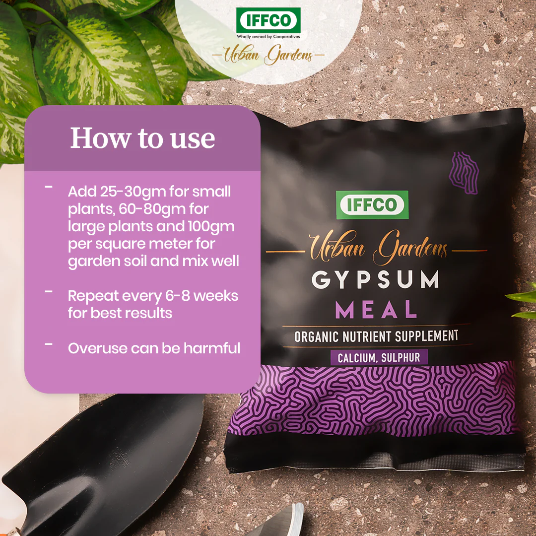 Gypsum Meal - Organic Calcium Sulphate Fertilizer & Soil Conditioner, Slow Release Powder. - Image 4