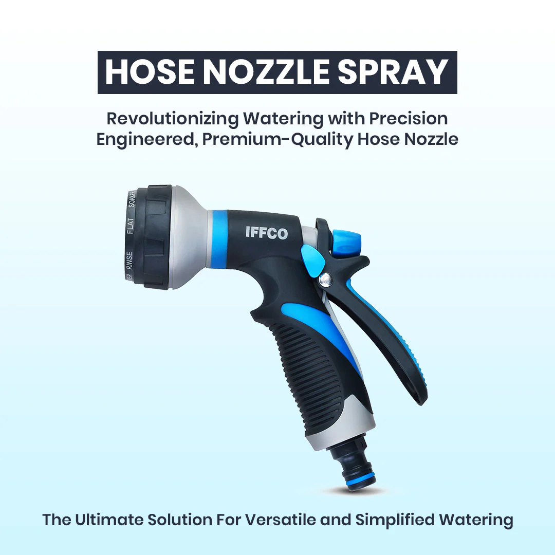 Hose Pipe + Hose Nozzle + Hose Connectors Combo - Image 5