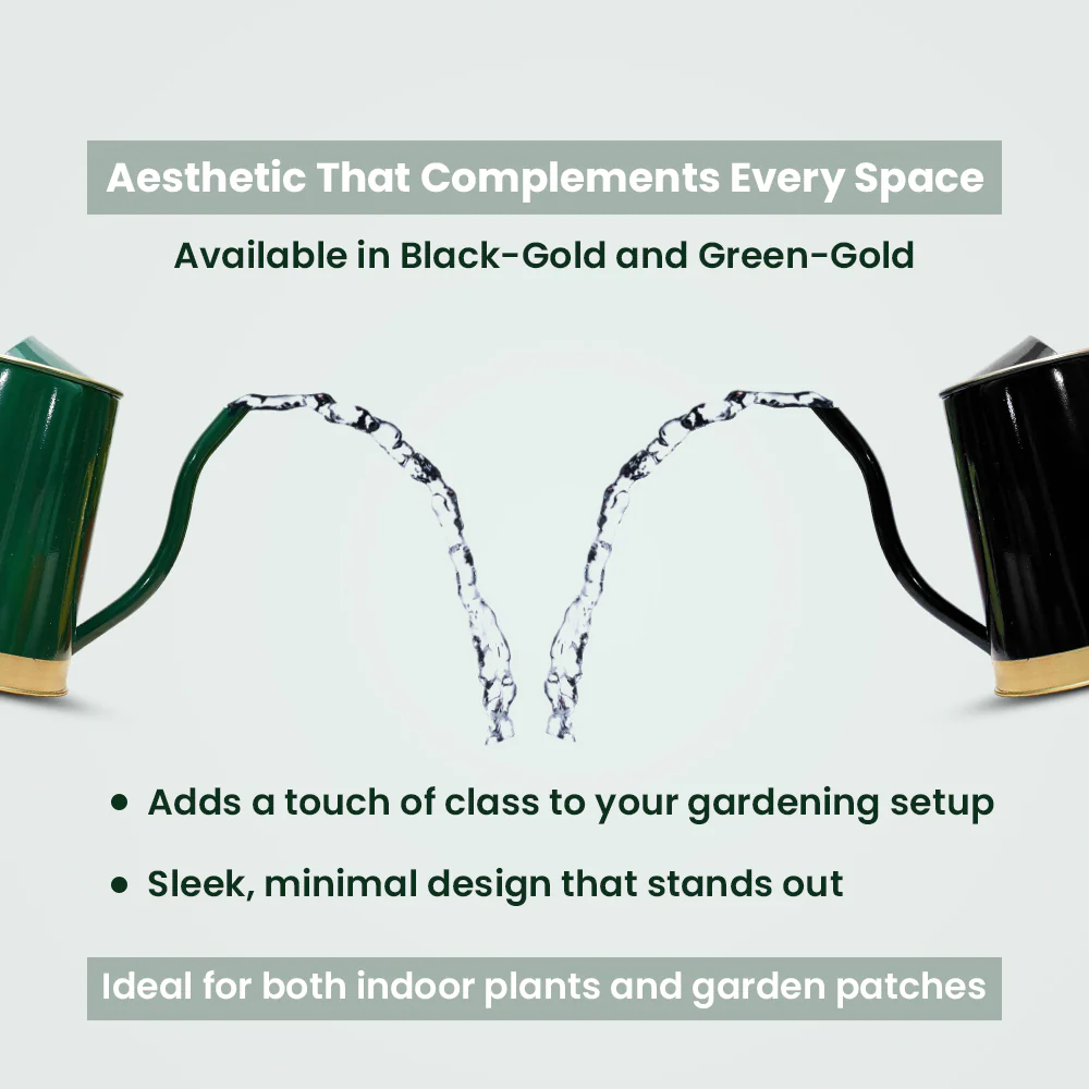 Metal Watering Can - Green - Image 4