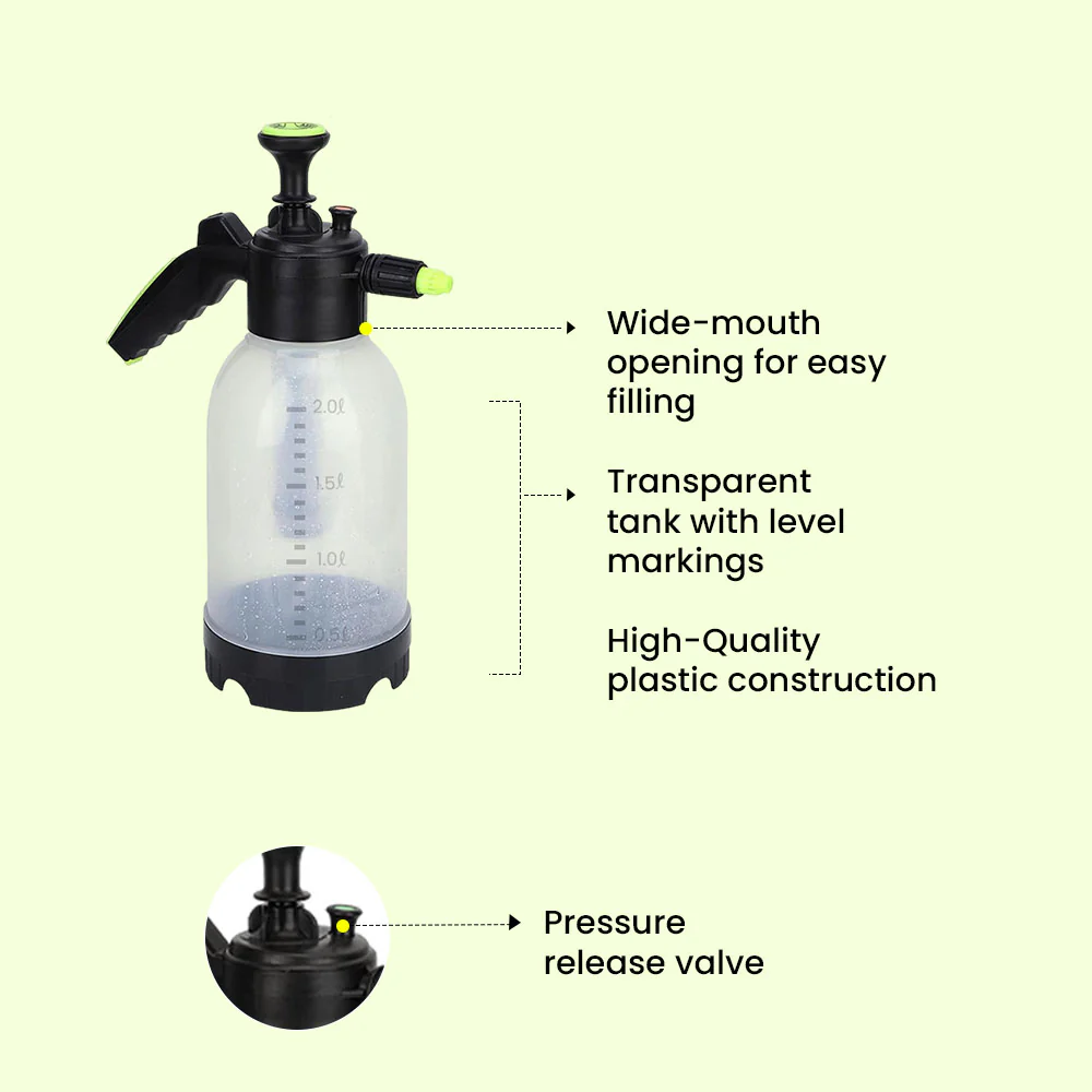 Multipurpose Gardening Pressure Sprayer - 2L - Image 3